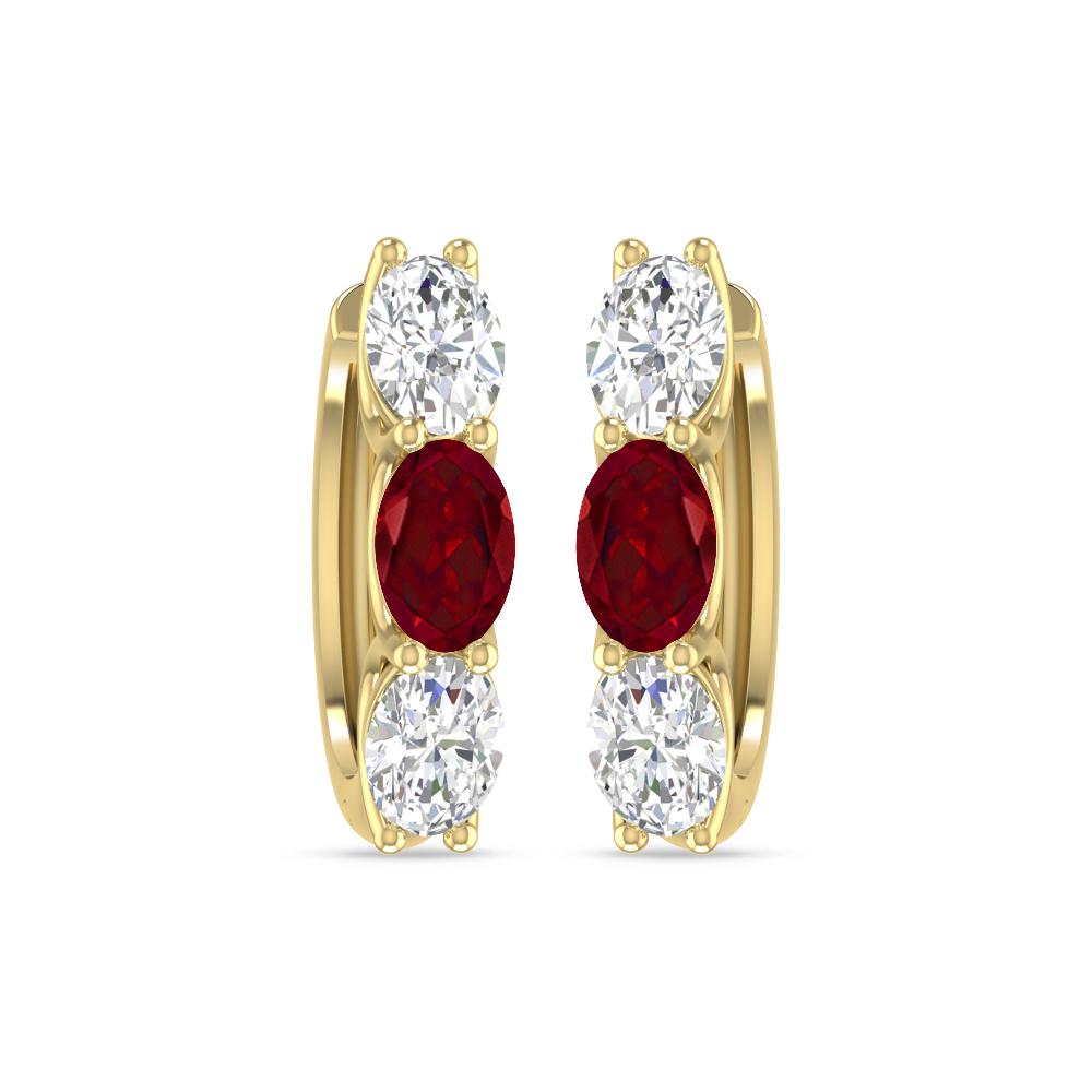 Yellow Gold - Garnet