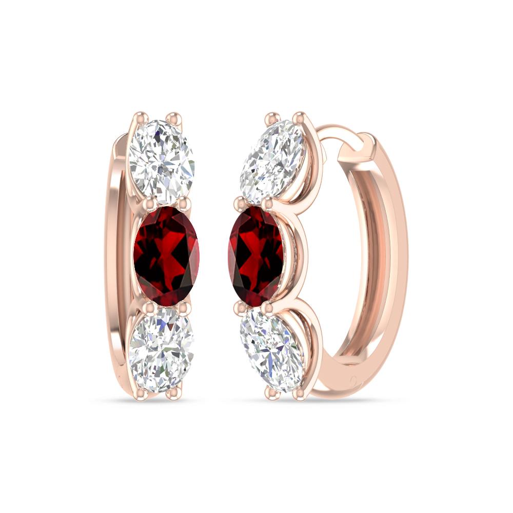 Rose Gold - Garnet