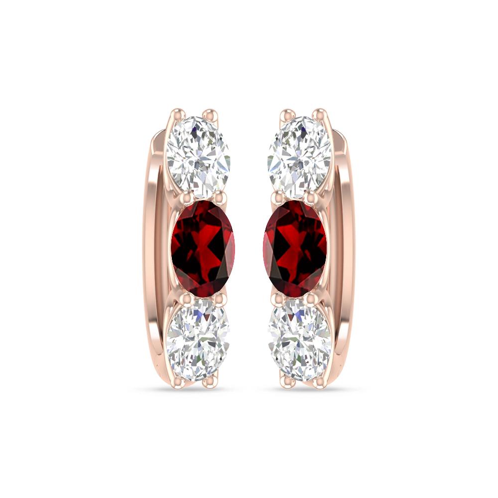 Rose Gold - Garnet
