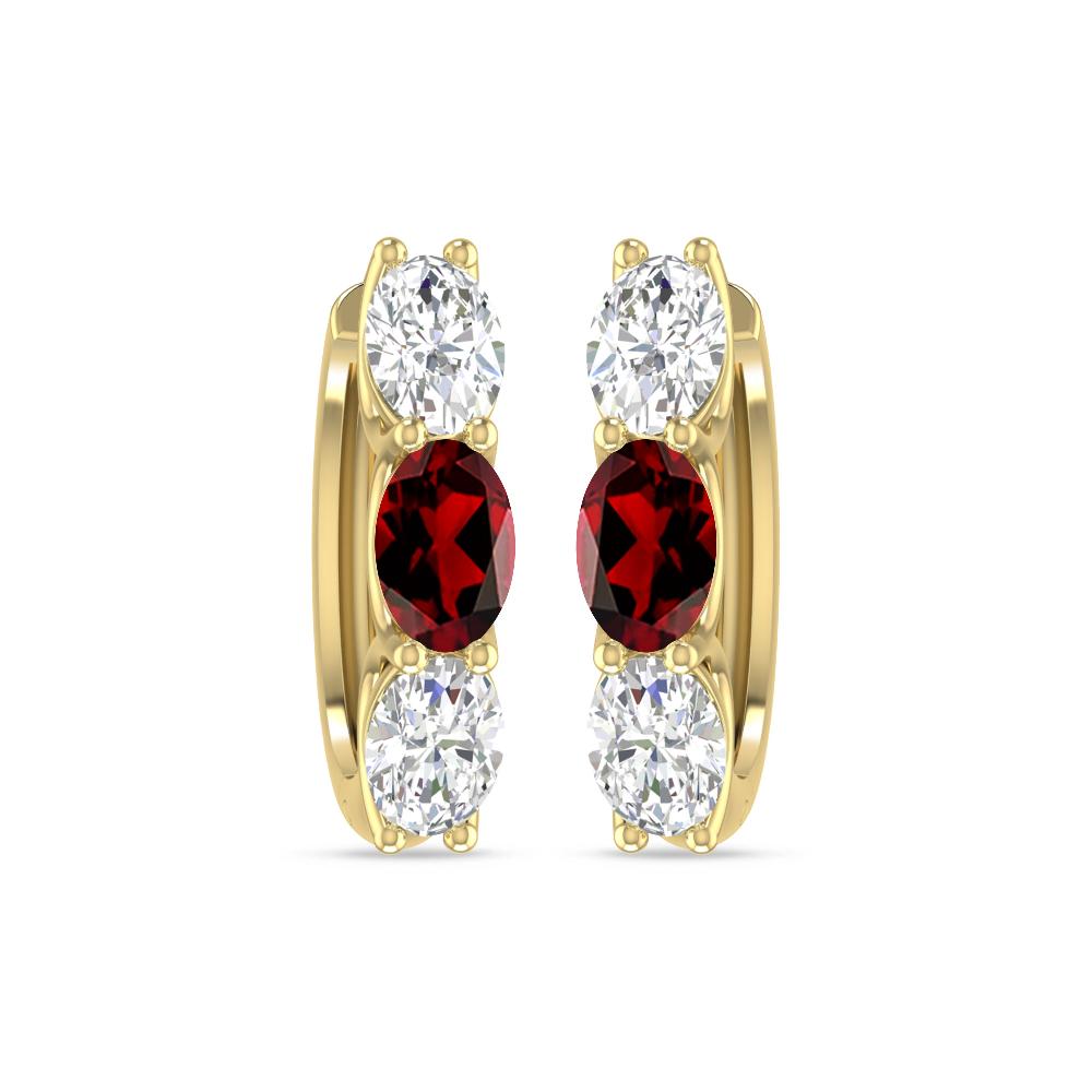 Yellow Gold - Garnet