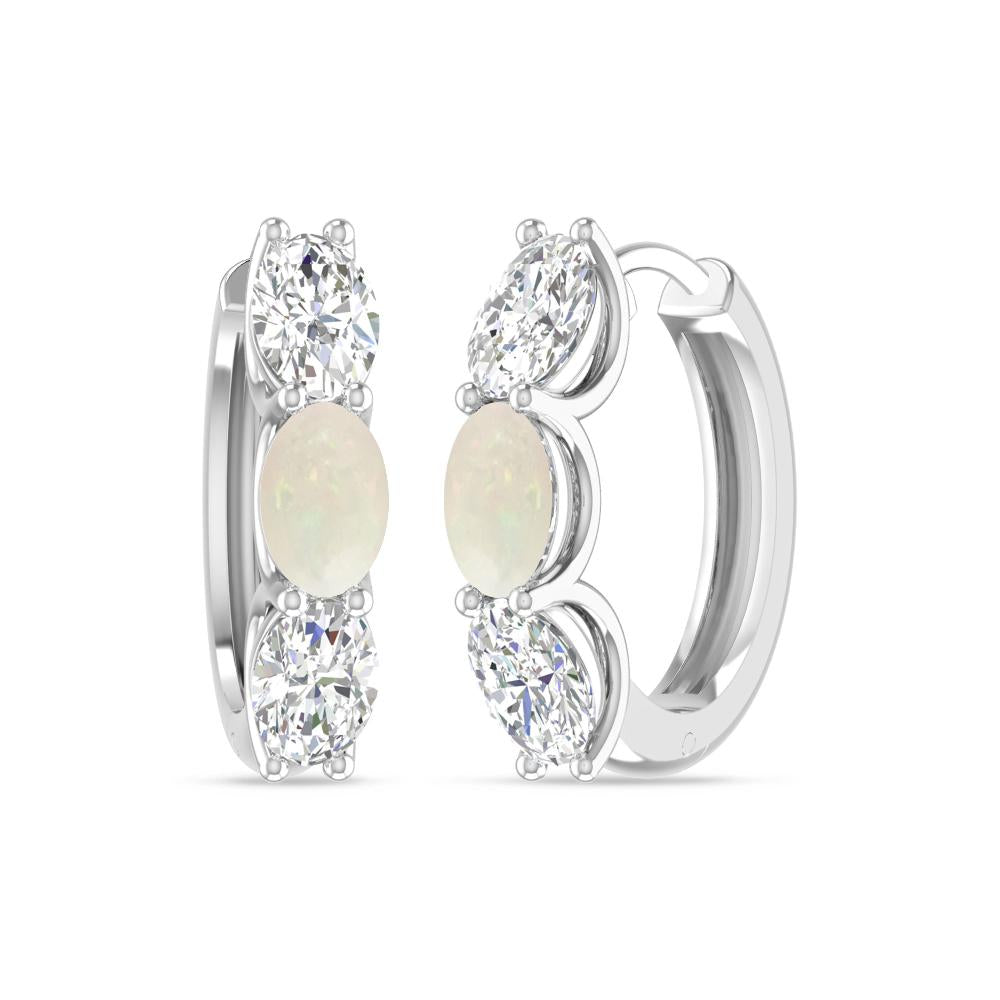 White Gold - Opal