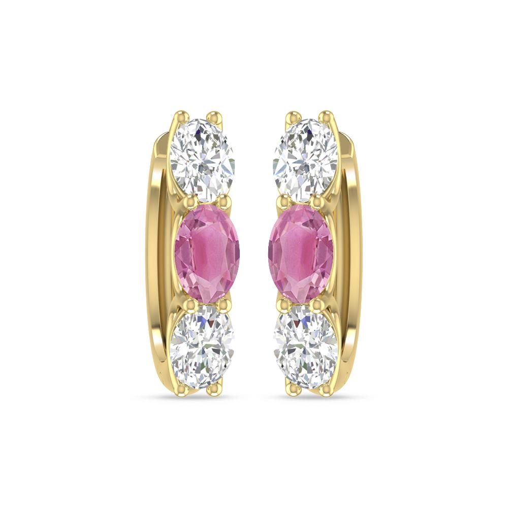 Yellow Gold - Pink Tourmaline