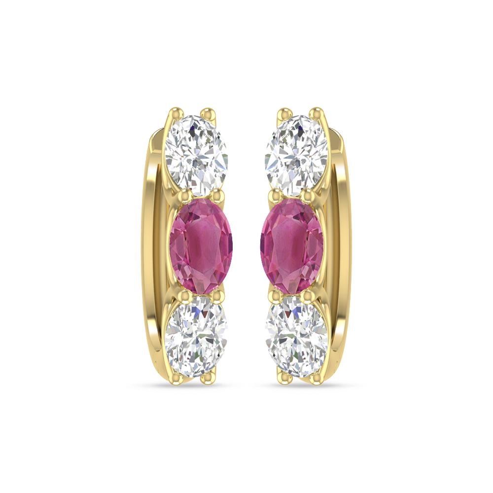 Yellow Gold - Pink Tourmaline