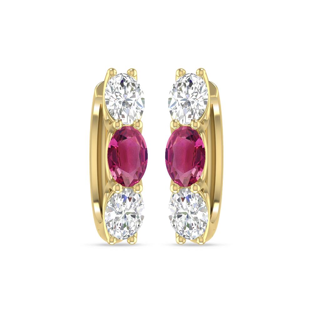 Yellow Gold - Pink Tourmaline