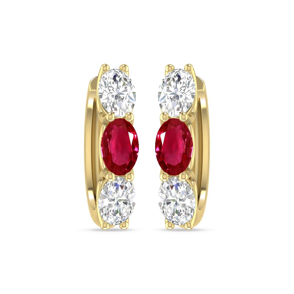 Yellow Gold - Ruby