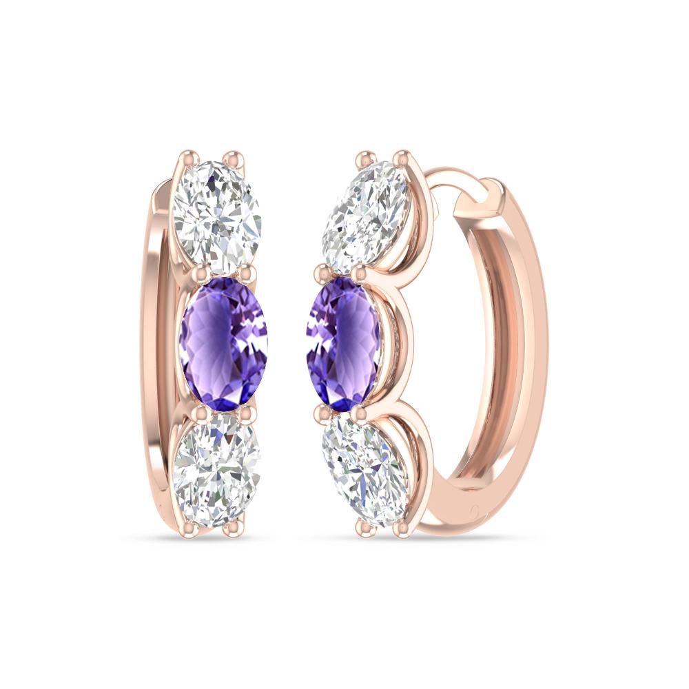 Rose Gold - Tanzanite