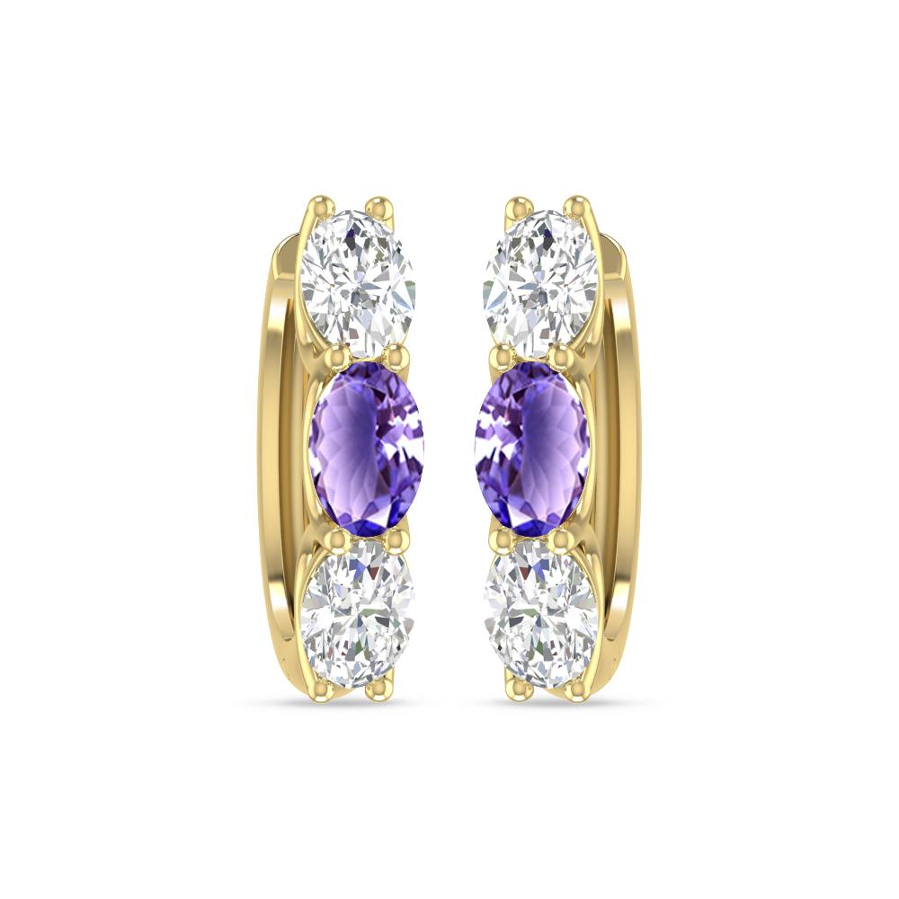 Yellow Gold - Tanzanite