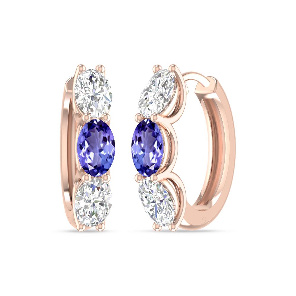 Rose Gold - Tanzanite