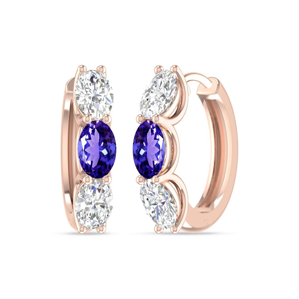 Rose Gold - Tanzanite