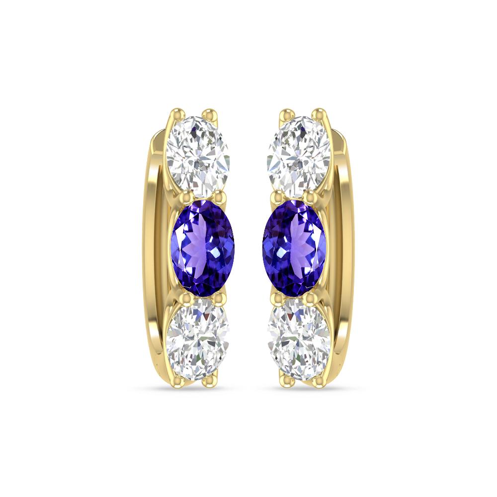 Yellow Gold - Tanzanite