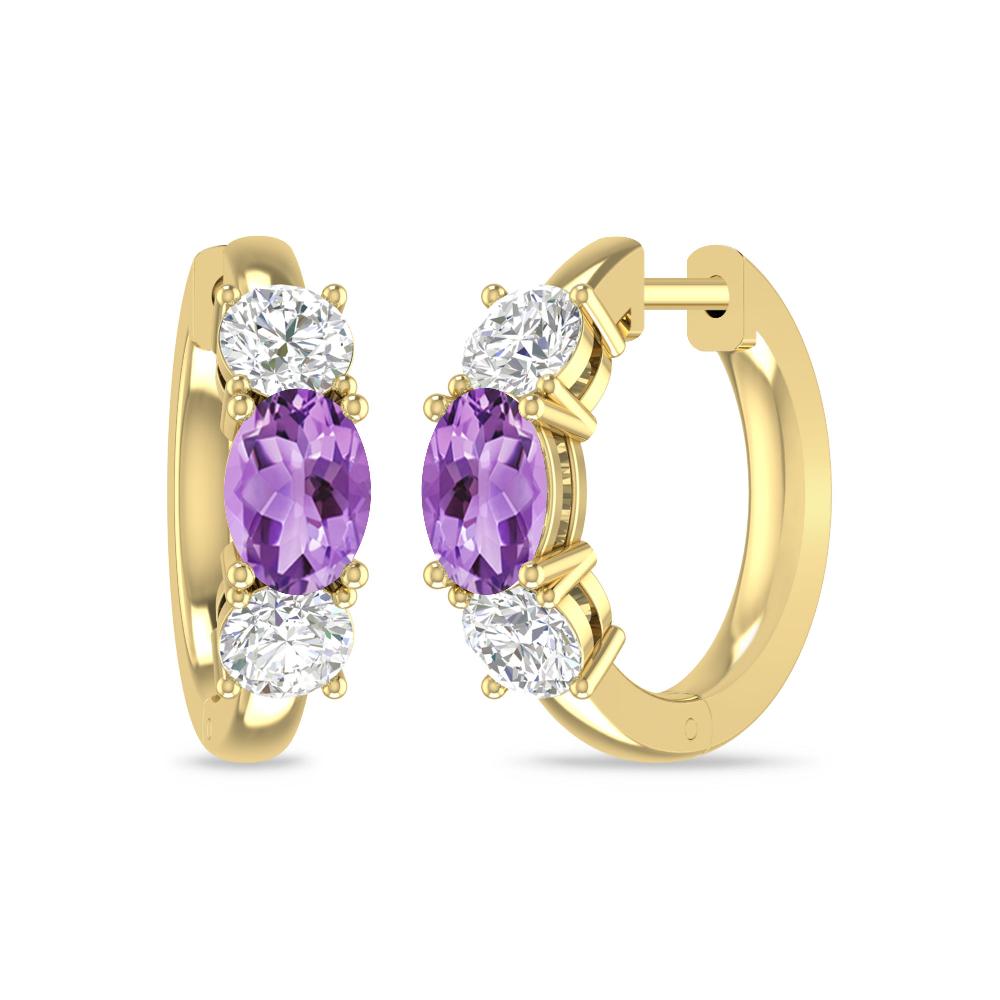 Yellow Gold - Amethyst