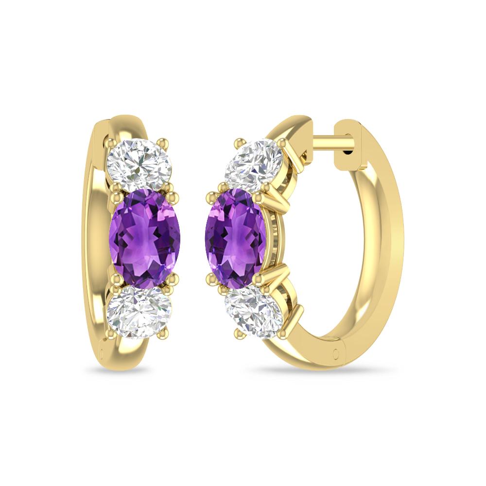 Yellow Gold - Amethyst