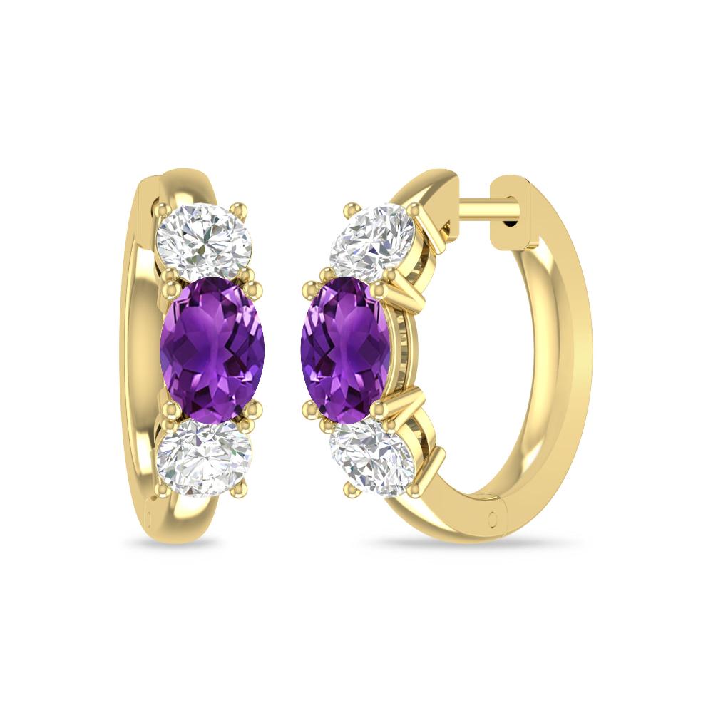 Yellow Gold - Amethyst
