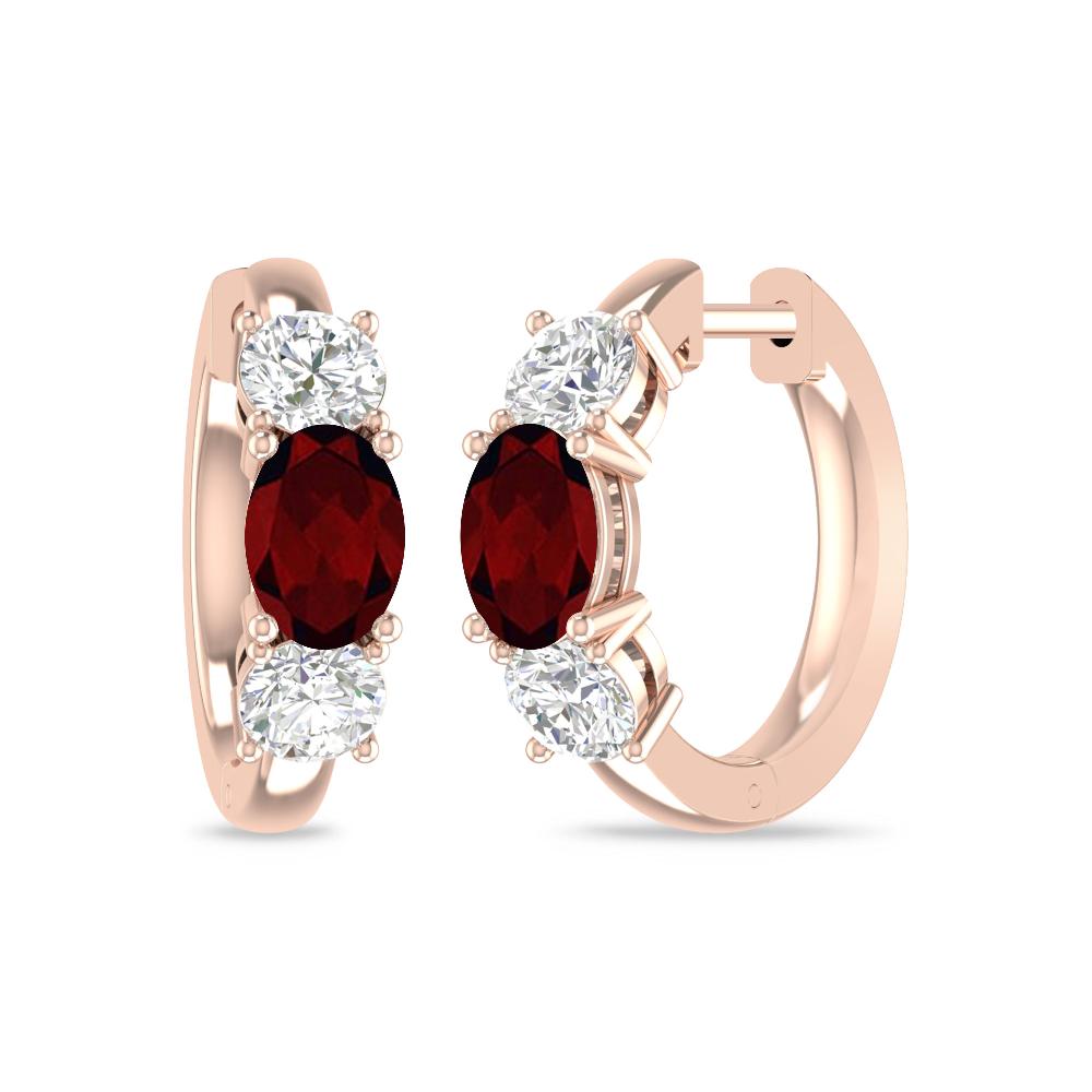 Rose Gold - Garnet