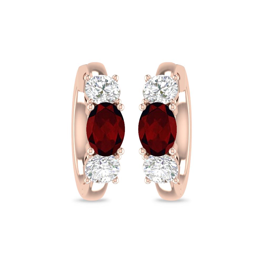 Rose Gold - Garnet