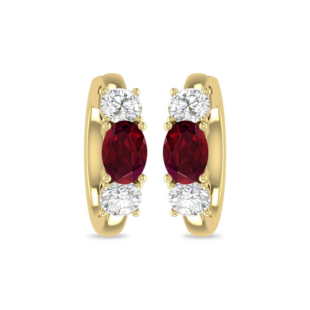 Yellow Gold - Garnet