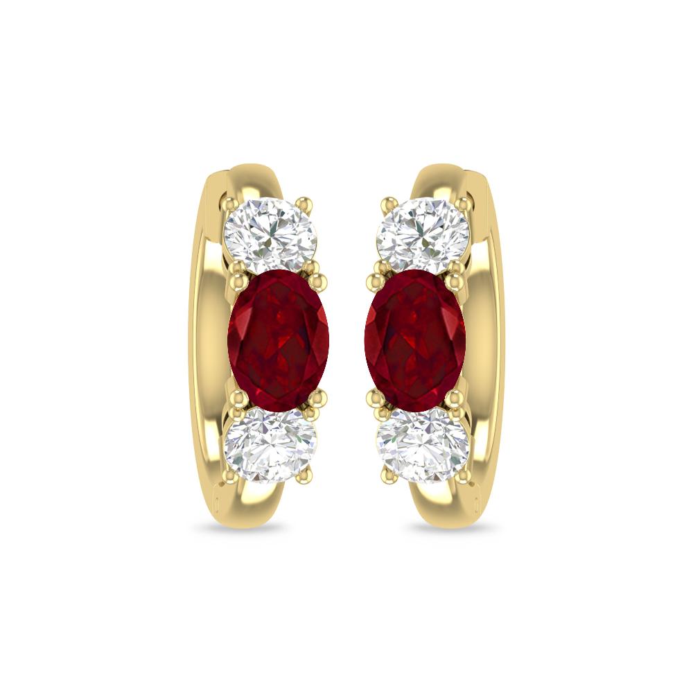 Yellow Gold - Garnet