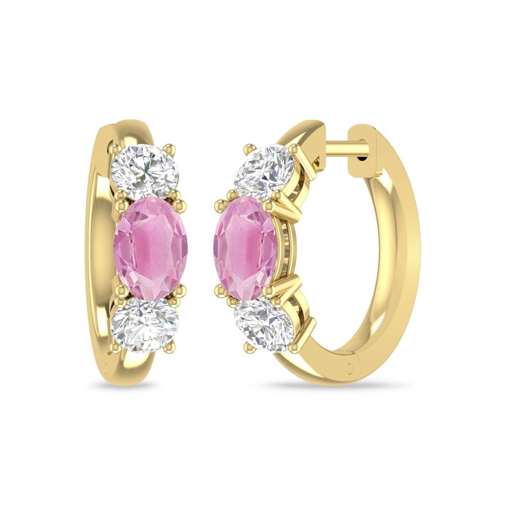 Yellow Gold - Pink Tourmaline