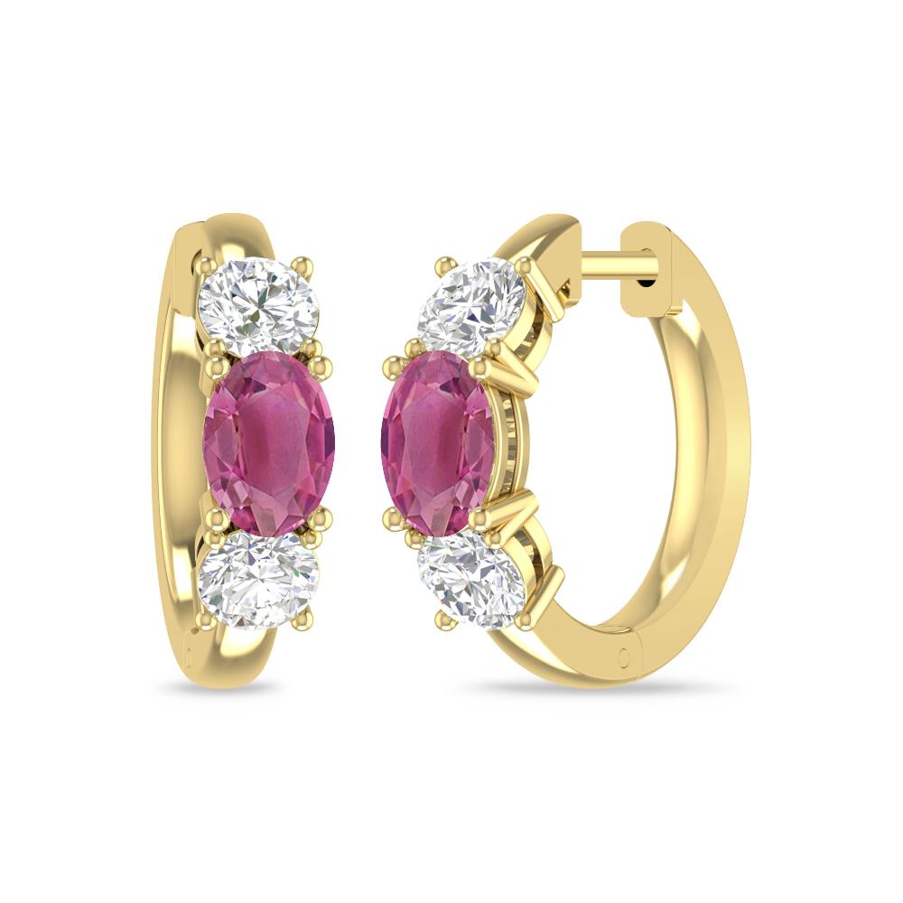 Yellow Gold - Pink Tourmaline