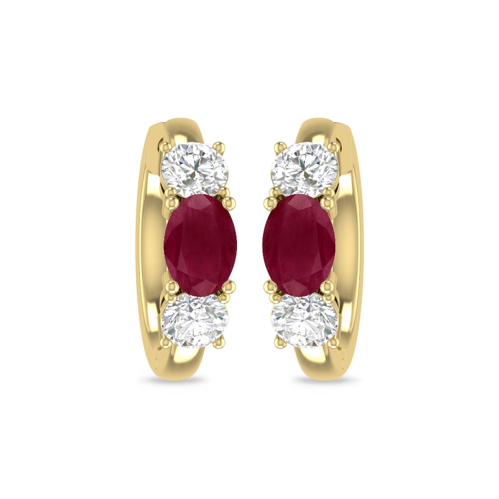 Yellow Gold - Ruby