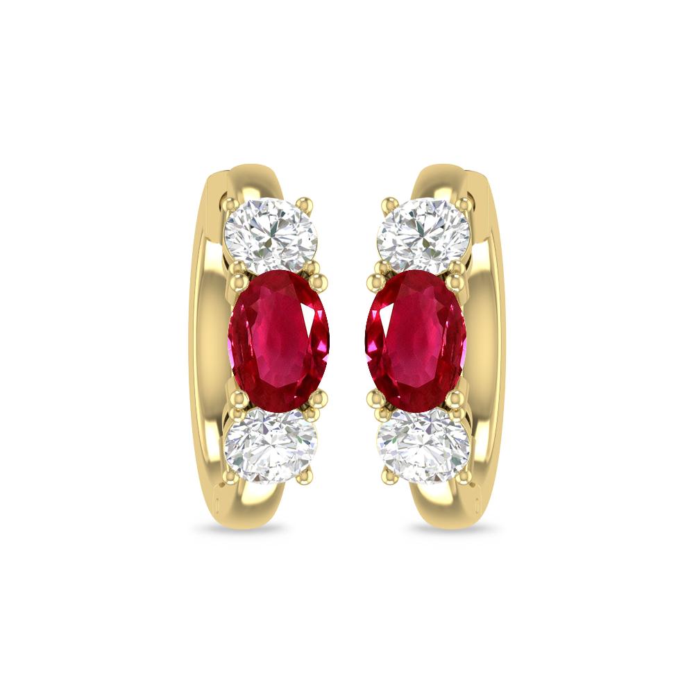 Yellow Gold - Ruby