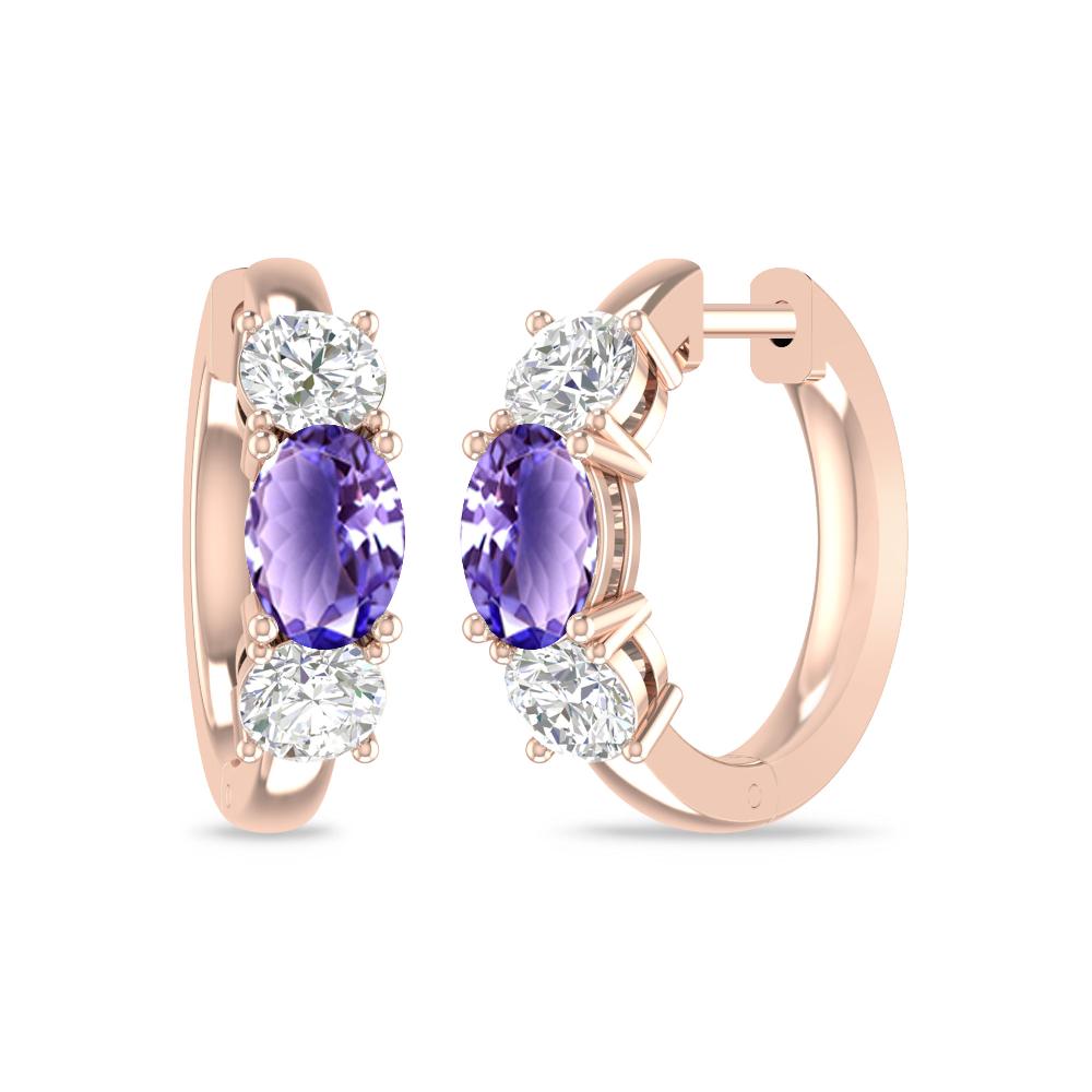 Rose Gold - Tanzanite
