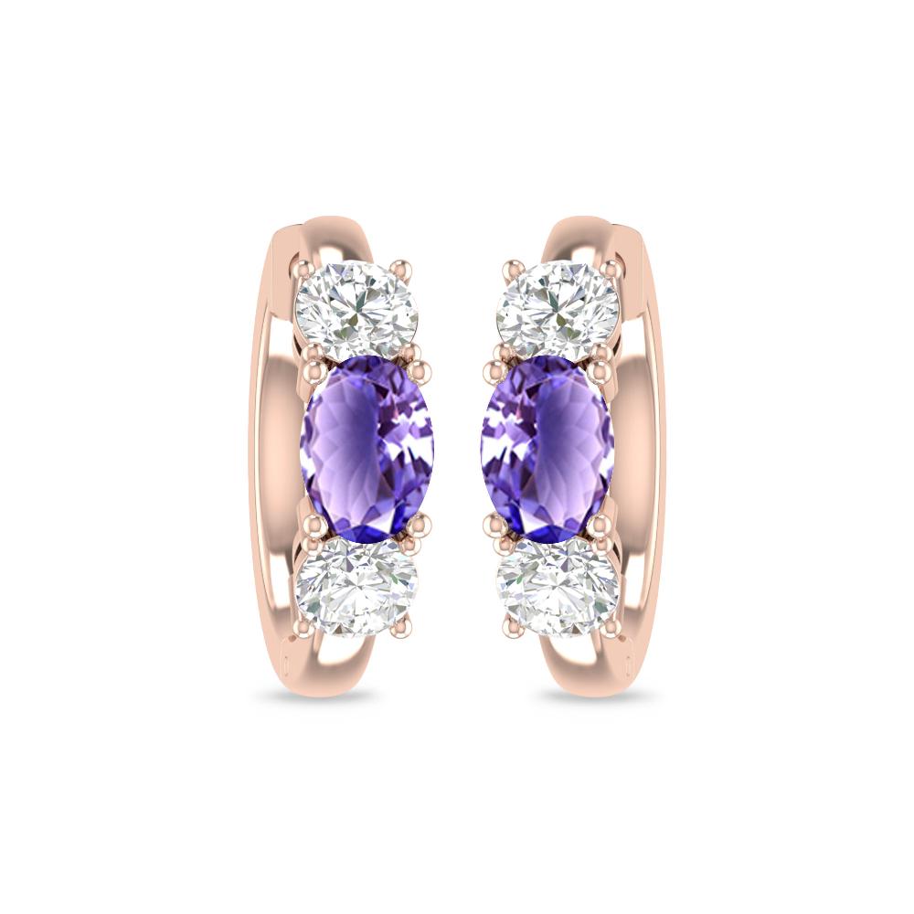 Rose Gold - Tanzanite