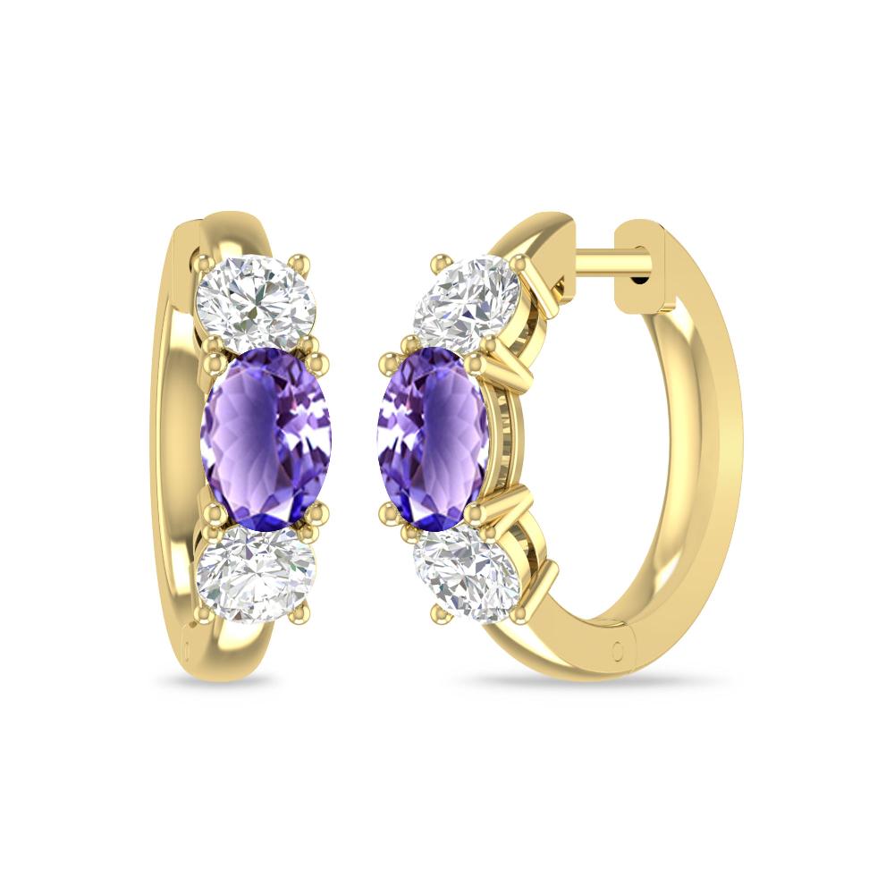 Yellow Gold - Tanzanite