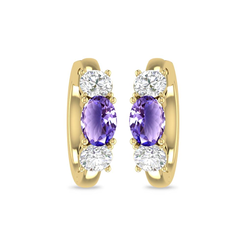 Yellow Gold - Tanzanite