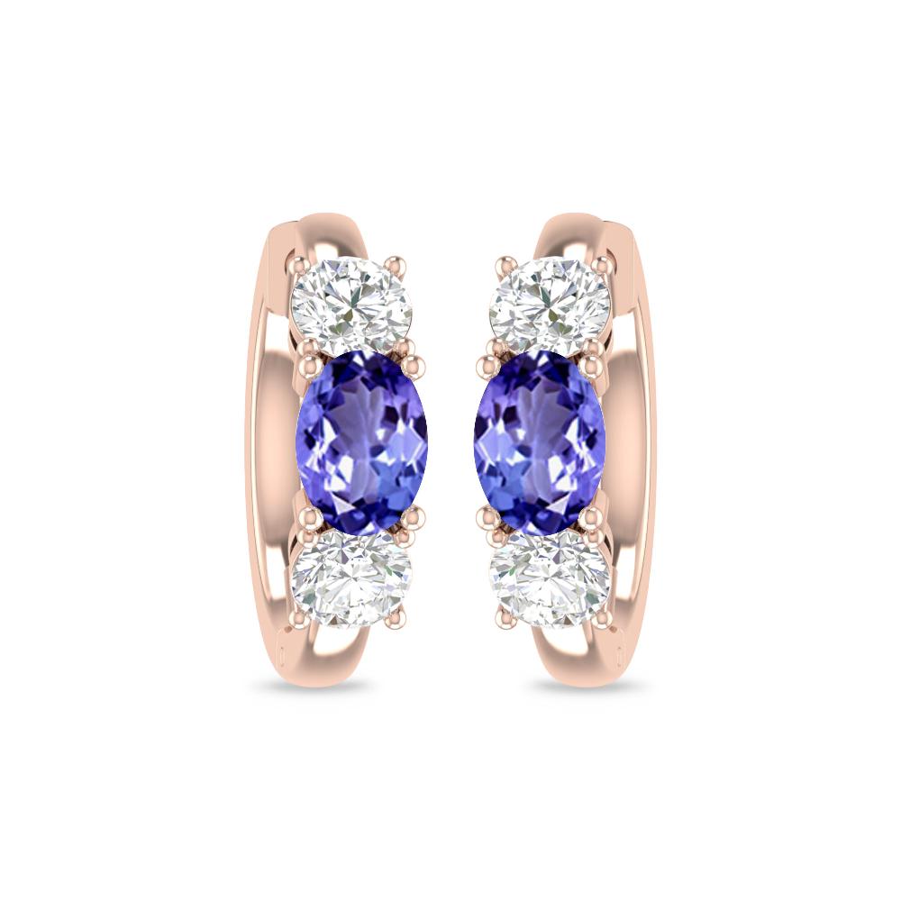 Rose Gold - Tanzanite