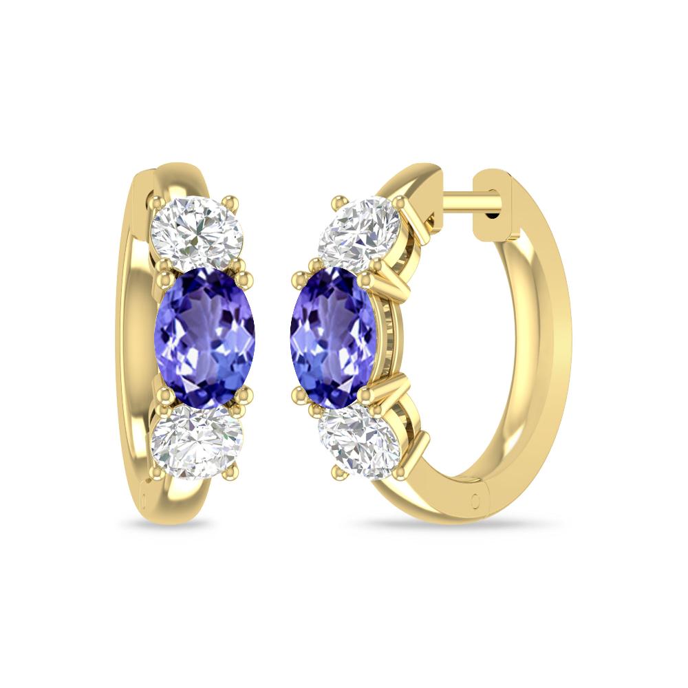 Yellow Gold - Tanzanite