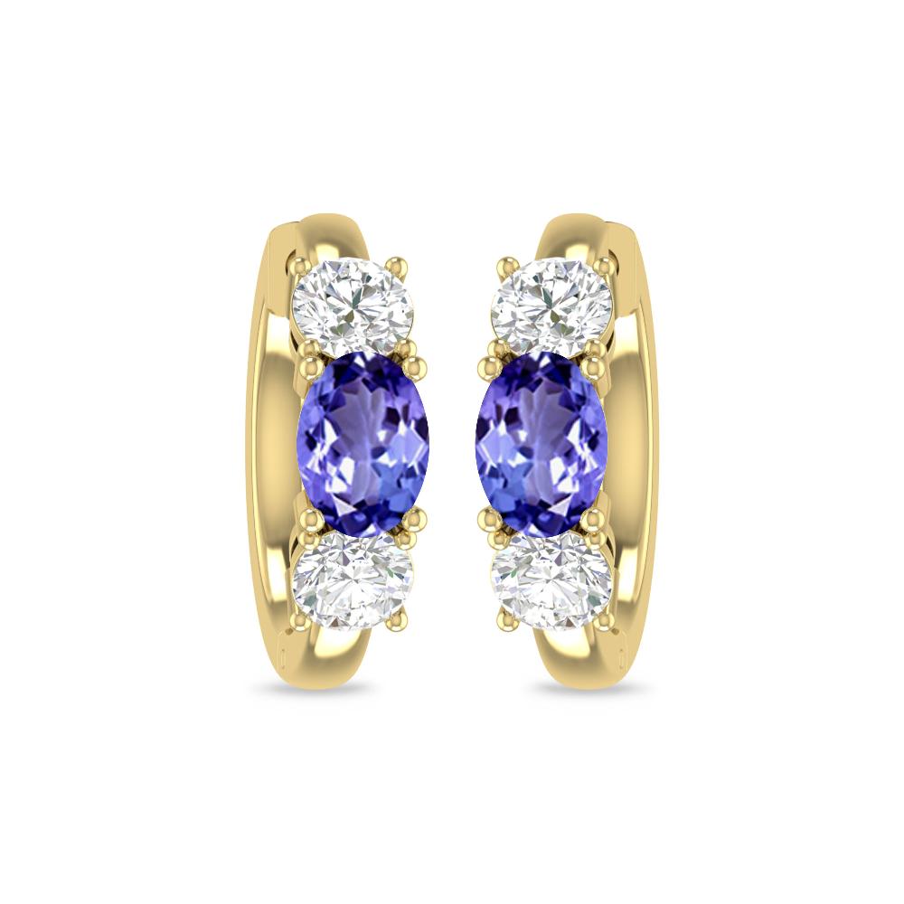 Yellow Gold - Tanzanite