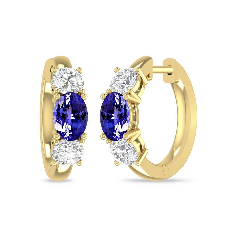 Yellow Gold - Tanzanite