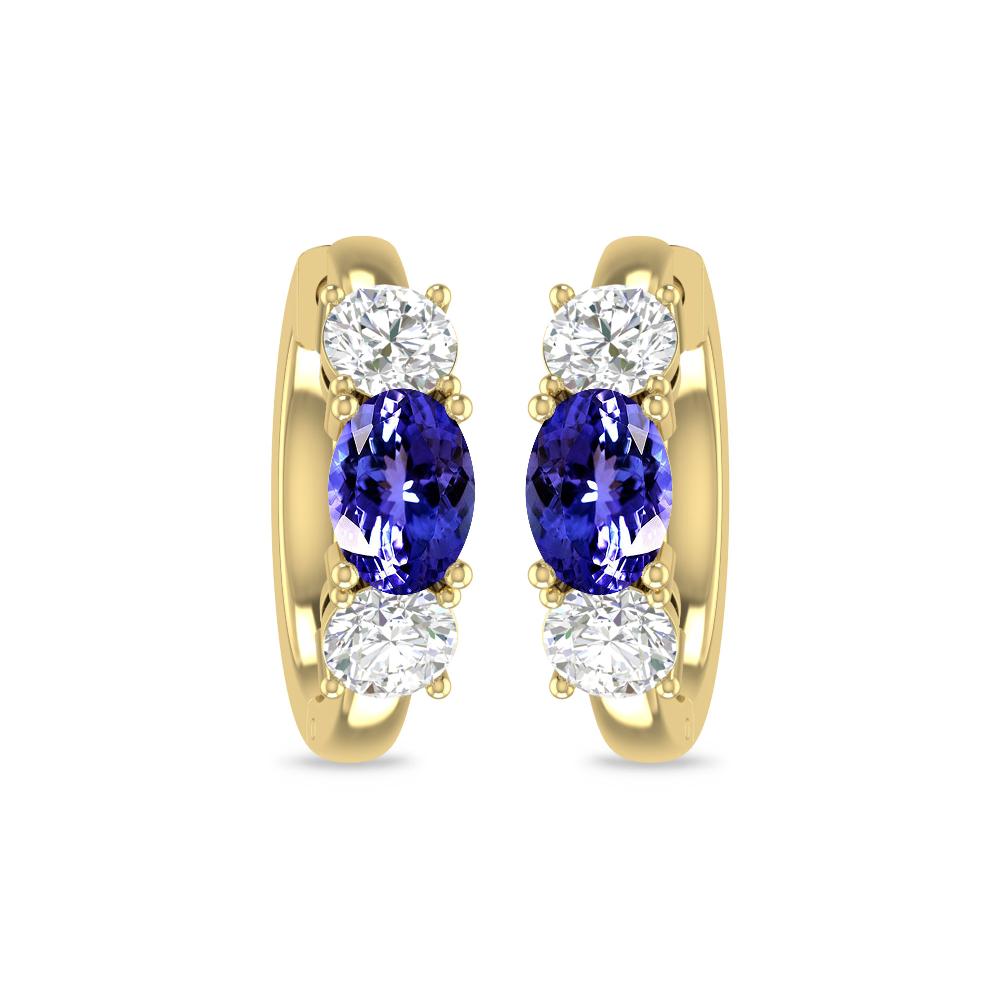 Yellow Gold - Tanzanite