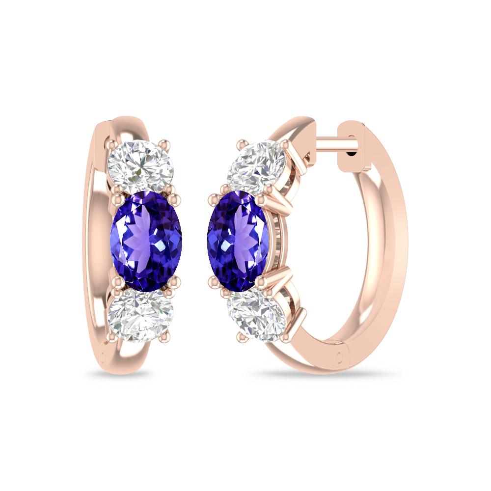 Rose Gold - Tanzanite