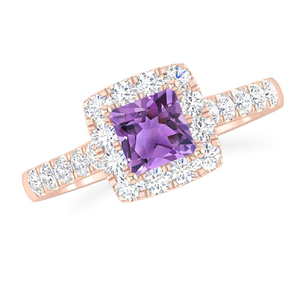 Rose Gold - Amethyst