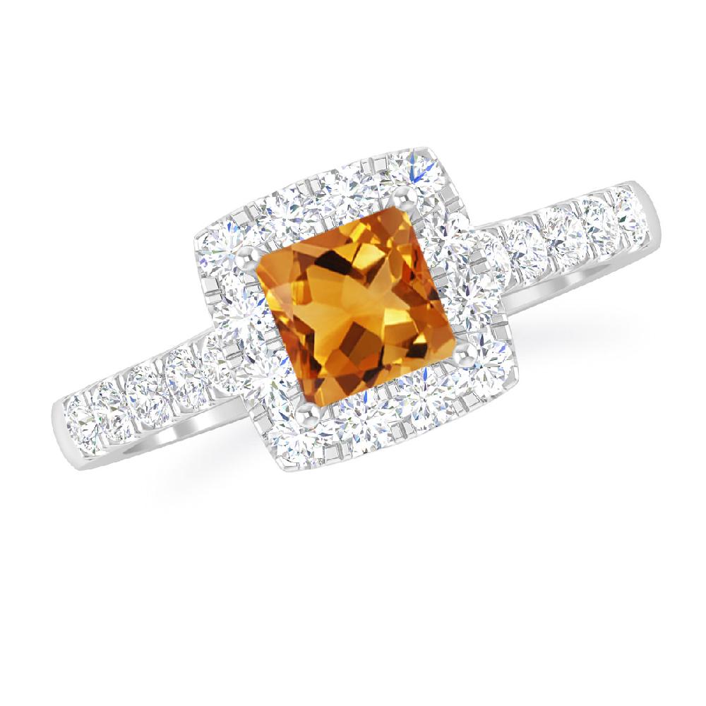 White Gold - Citrine