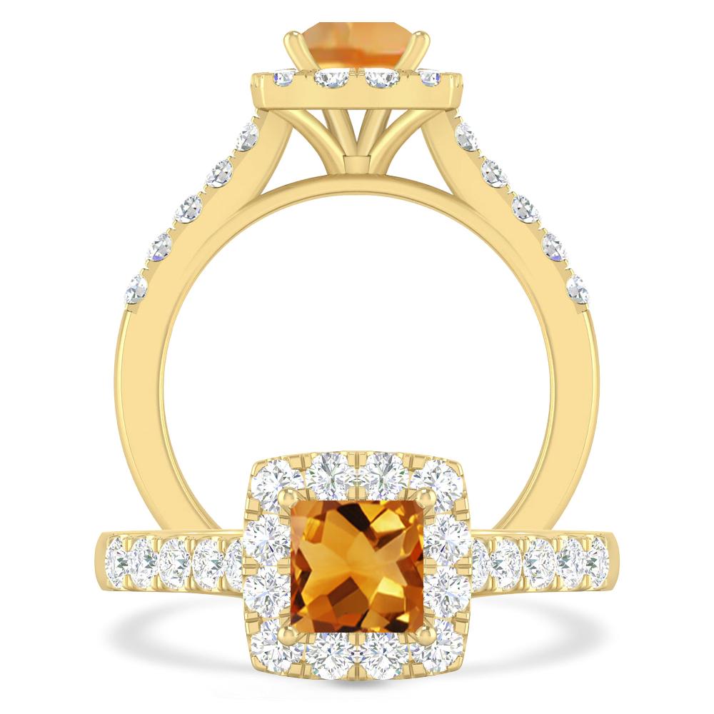 Yellow Gold - Citrine