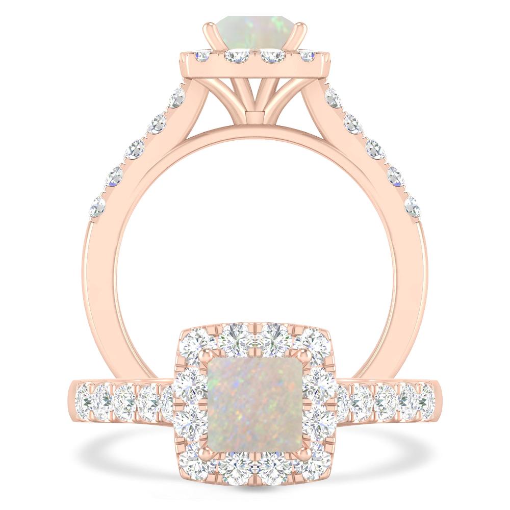 Rose Gold - Opal