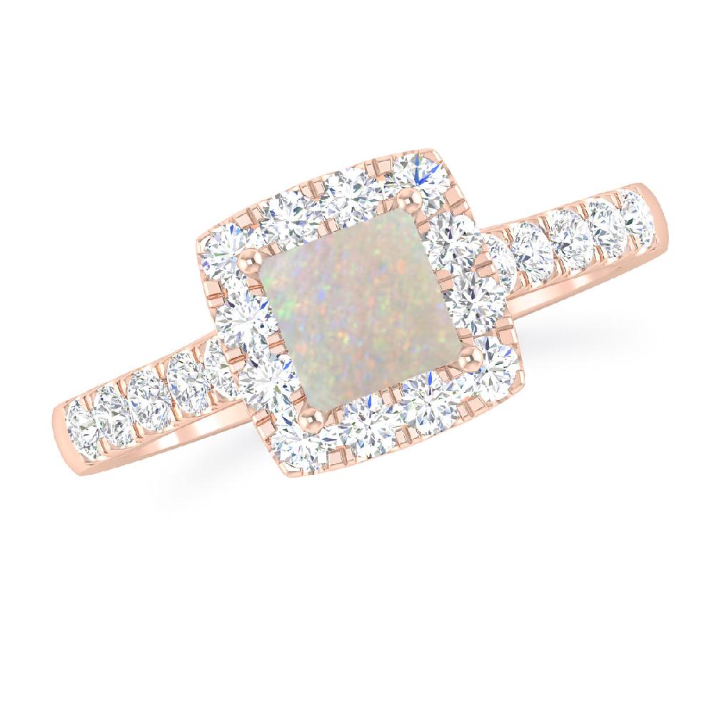 Rose Gold - Opal