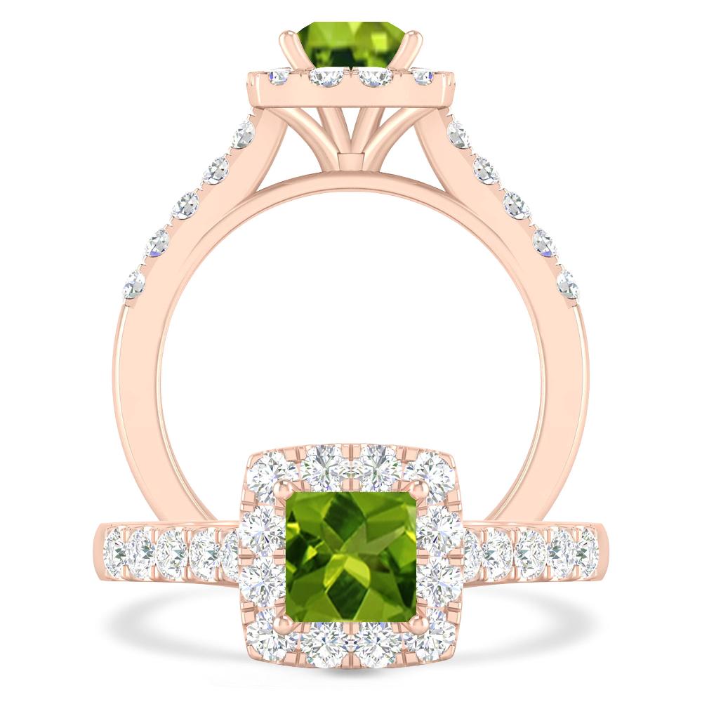 Rose Gold - Peridot