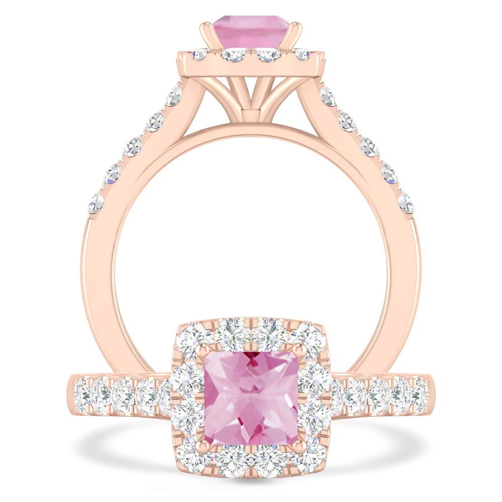 Rose Gold - Pink Tourmaline