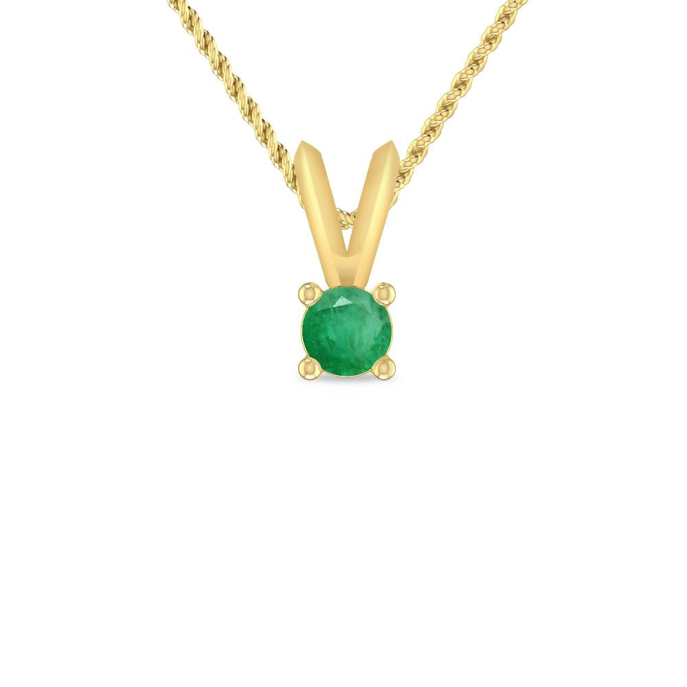 Yellow Gold - Emerald