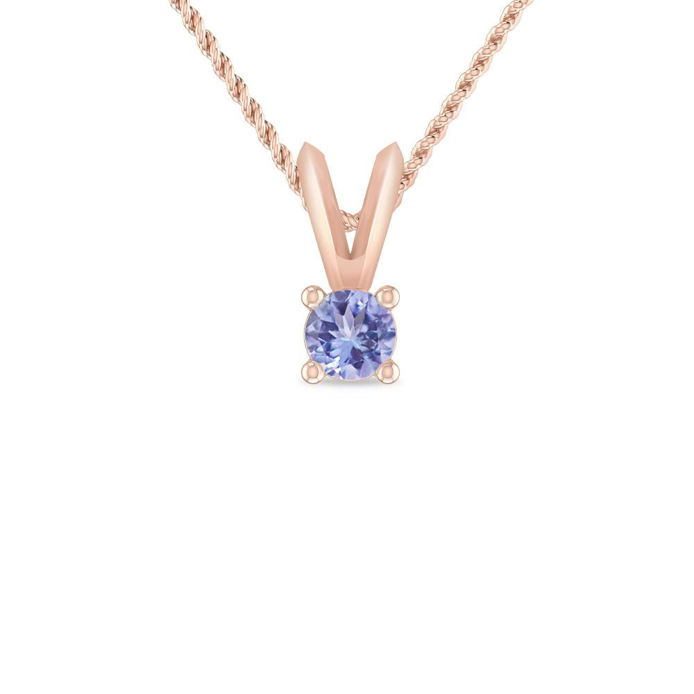 Rose Gold - Tanzanite