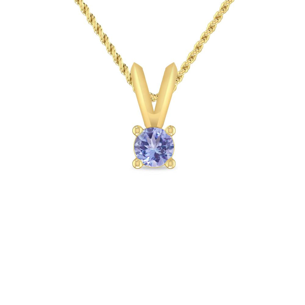 Yellow Gold - Tanzanite