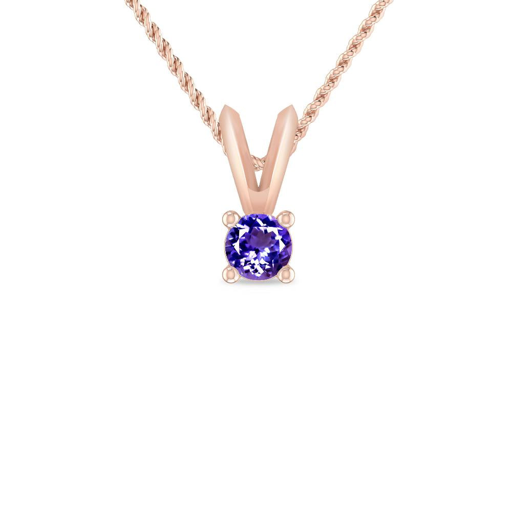 Rose Gold - Tanzanite