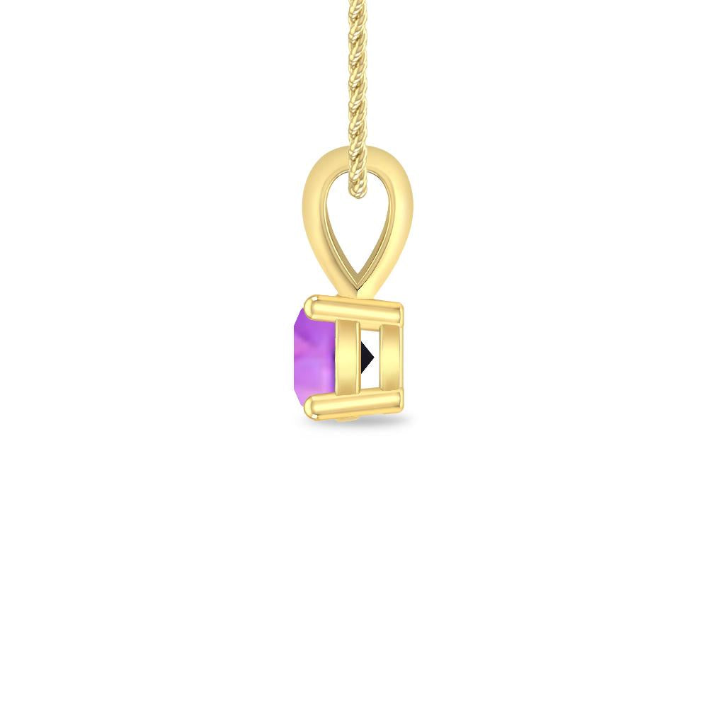 Yellow Gold - Amethyst