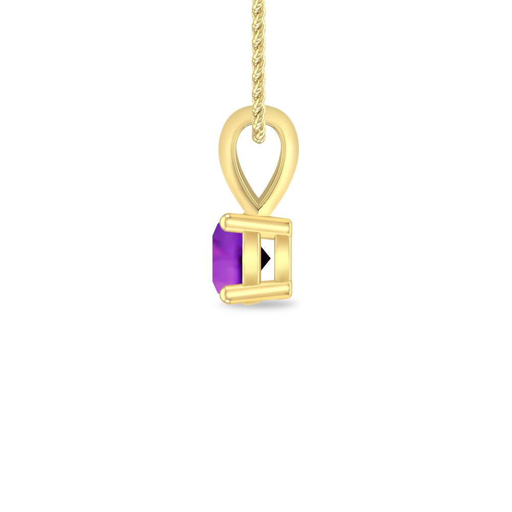 Yellow Gold - Amethyst