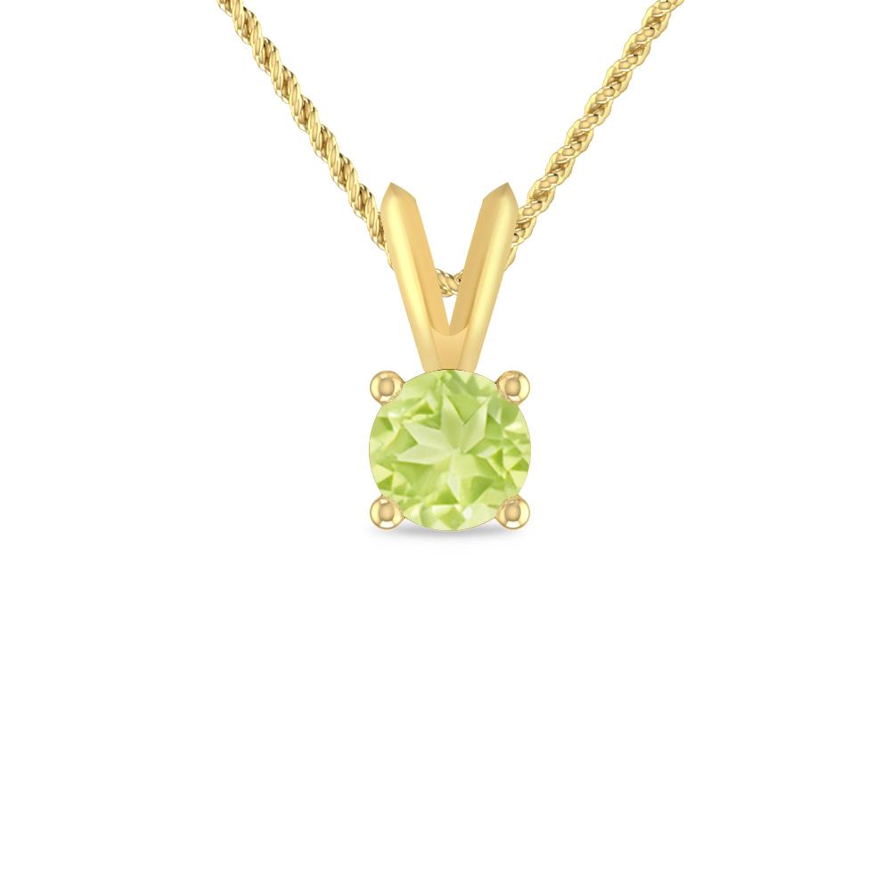 Yellow Gold - Peridot