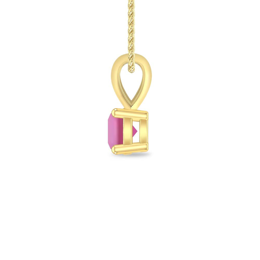 Yellow Gold - Pink Tourmaline